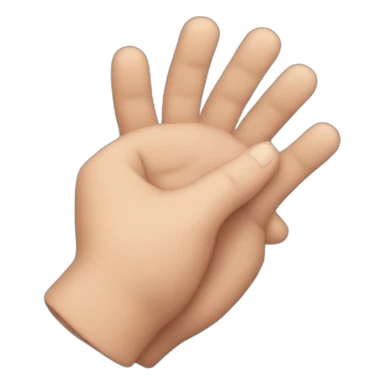 hands holding something sticker