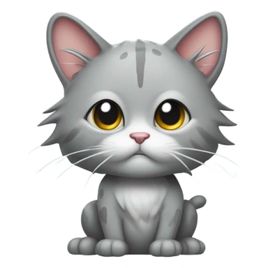 Soaking wet cat  sticker