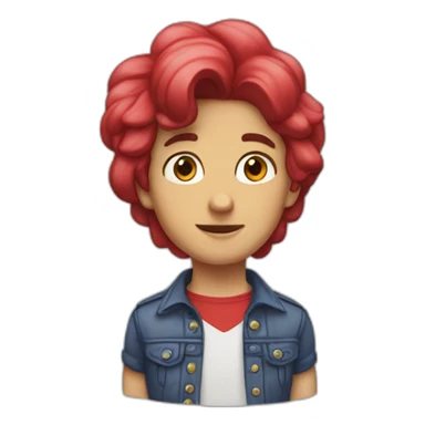 collin baker as strawberryshortcake sticker