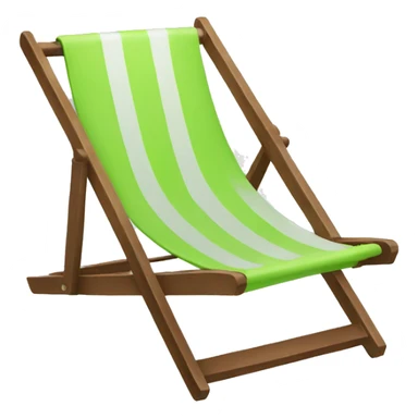 Deck chair sticker