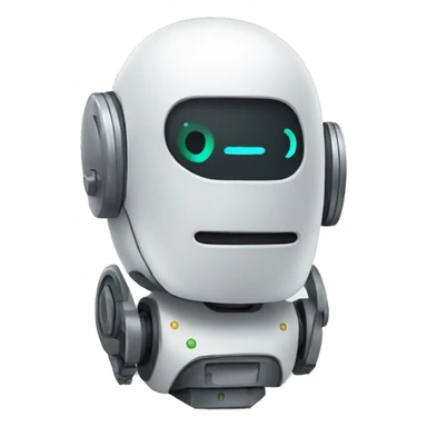 Android robot assistant sticker