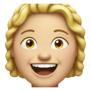 fat woman laughing sticker