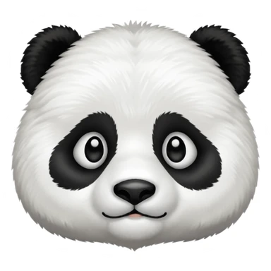 panda face sticker