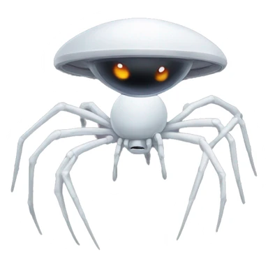 UFO that kinda looks like a spider and his white sticker