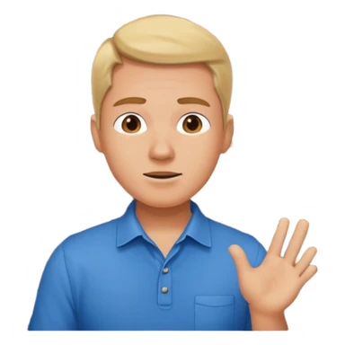 Someone talking to a brick wall sticker