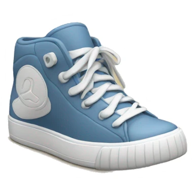 Can you give him a pair of floppy untied sneakers? sticker