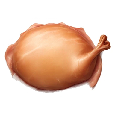 baked ham on a platter sticker