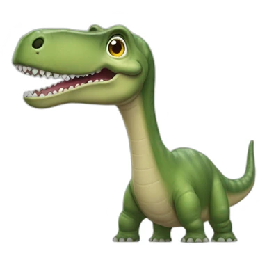 realistic diplodocus sticker