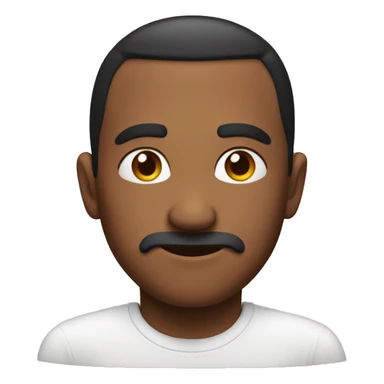 Smirk with one eyebrow raised sticker