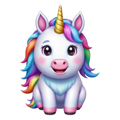 A pooping unicorn sticker