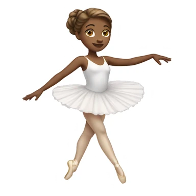 White woman Ballet dancer sticker