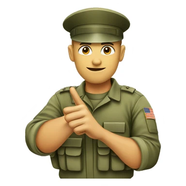 army soldier pointing at you with hand sticker