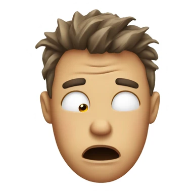 emoji that is stressed sticker