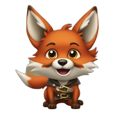Foxy the pirate sticker