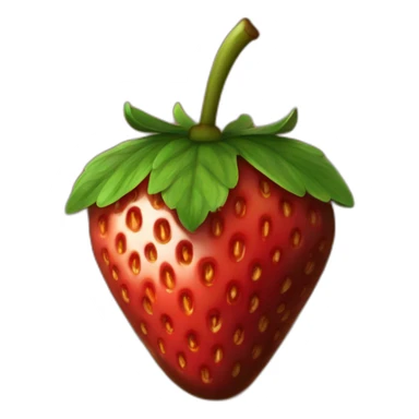 Strawberry dipped in chocolate sticker