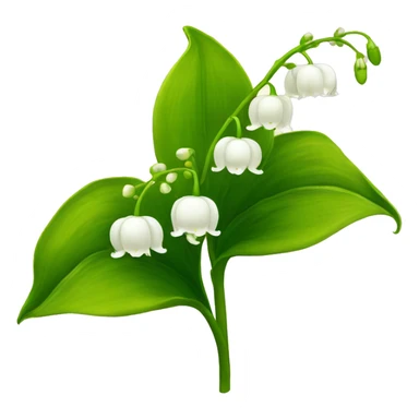 American lily of the valley sticker