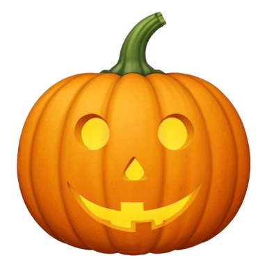 Long Curved Stem Pumpkin sticker