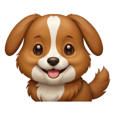 dog smilling sticker