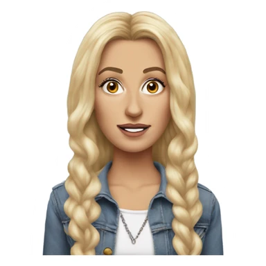 Cher clueless hyper realistic sticker