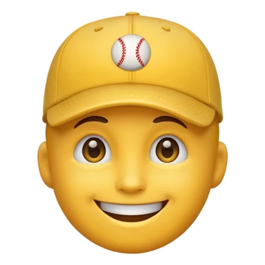 😁🧢Şapkalı gülen yüzlü emoji sticker