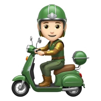 loki god drive scooter sticker