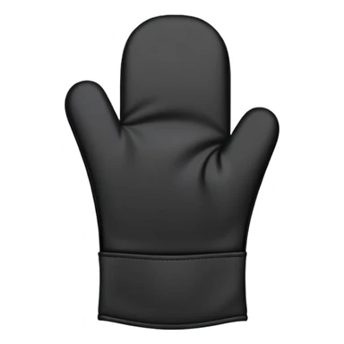 a black tanning mitt (no thumb)  sticker