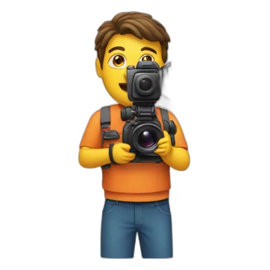 cameraman tv sticker