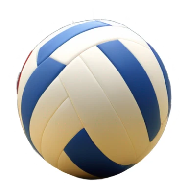 Volleyball with the number 17 sticker