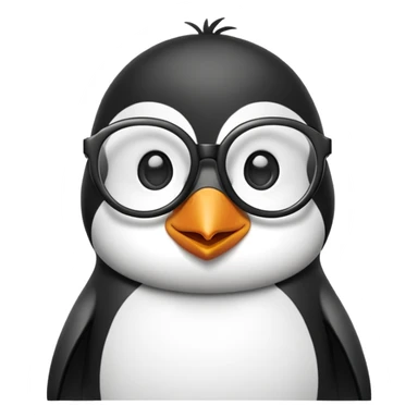 Пингвин в очках  sticker