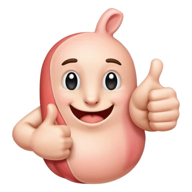 I want a thumbs up with a smaller thumbs up in the bottom right corner sticker