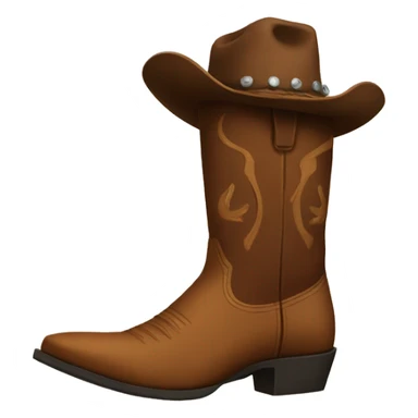 Cowboy boots sticker