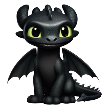 How to train your dragon toothless sticker