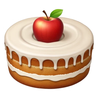 An aesthetic Apple cake 🍎🎂 sticker