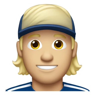 Blonde guy wearing Scotland cap sticker