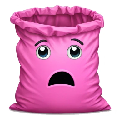 pink trash bag sticker
