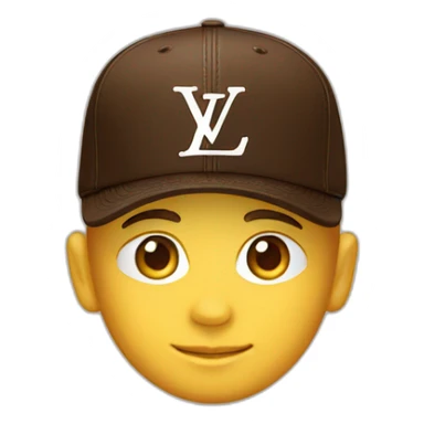 Louis Vuitton cap sticker