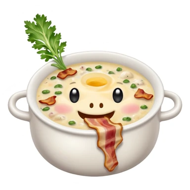 Chowder Eats Bacon sticker