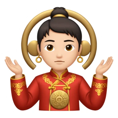 Chinese gong shou li sticker