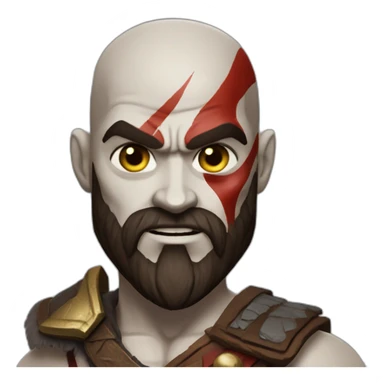 kratos god of war sticker