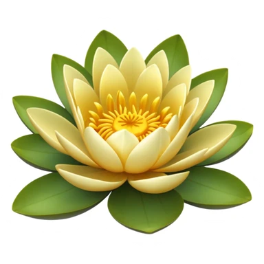 Golden waterlily sticker