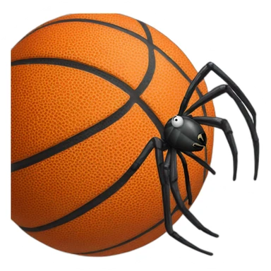 spider basketball sticker