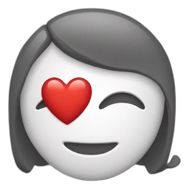 Chat avec un cœur sticker