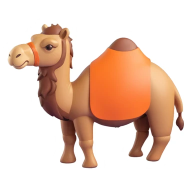 single dice, 3D, brown camel leather, orange inlay, high-end style, no text sticker