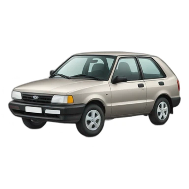 Kia pride car sticker