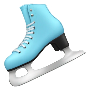 ice skate light blue sticker