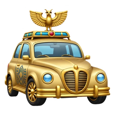 Egyptian item car with Gold Details sticker