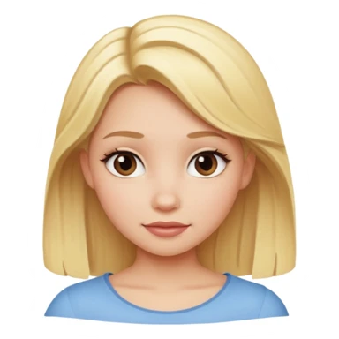 Blonde Disney girl sticker