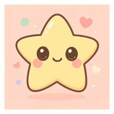 Enhance the highlights and nuances, add more shine and depth to the colors while maintaining the soft and kawaii style, for a brand mascot. sticker