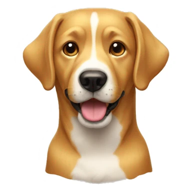 dog golden sticker