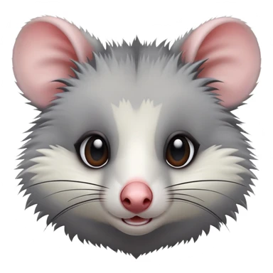 Opossum emoji sticker
